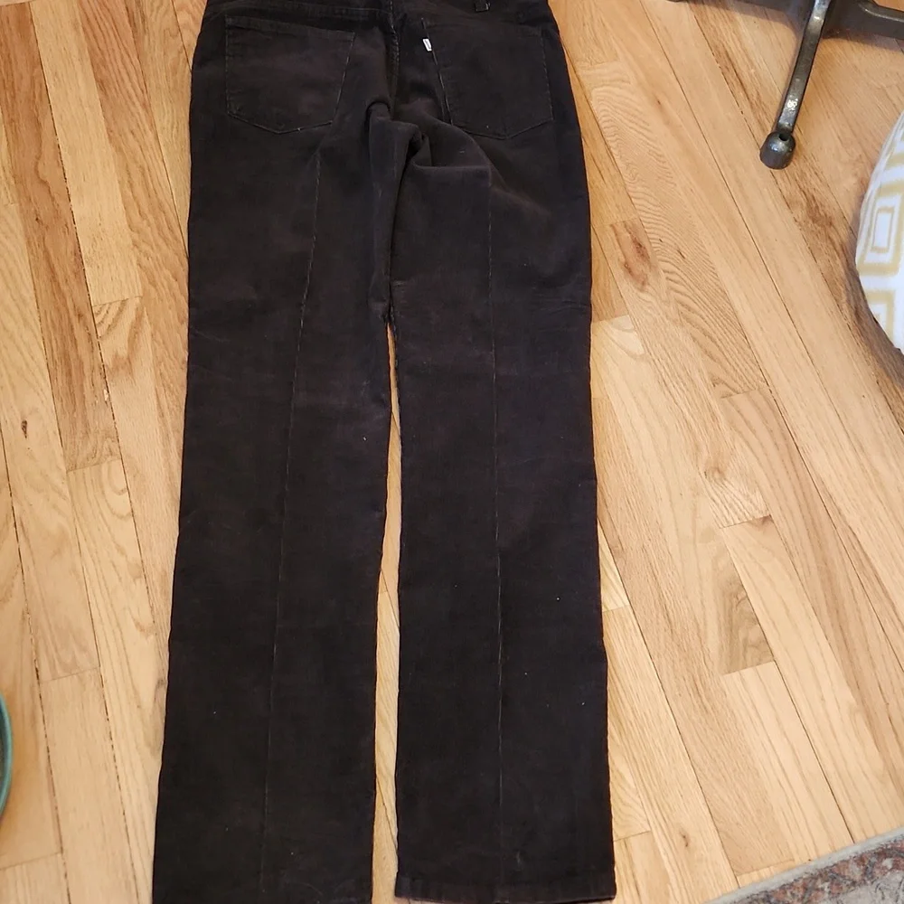Levis Vintage Brown Corduroy Jeans Size 34 X 36